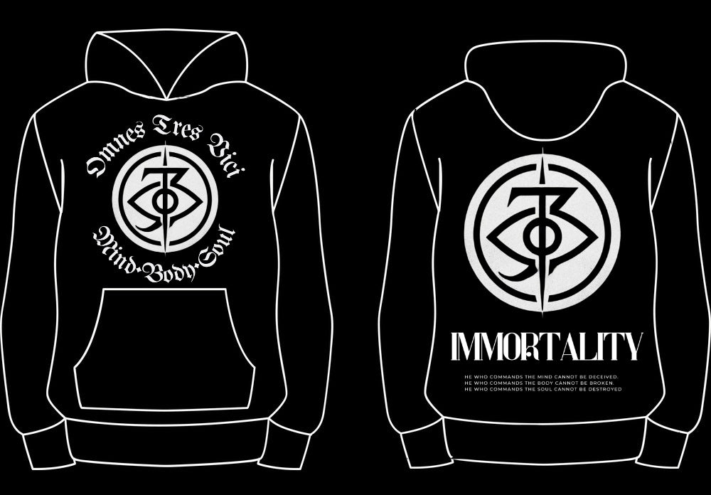 Omnes Tres Vici™ Hoodie – “IMMORTALITY” Edition