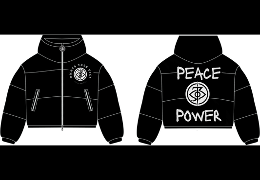 Omnes Tres Vici™ Puffer – “PEACE/POWER” Edition